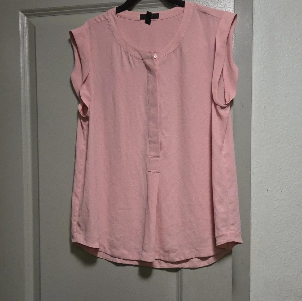 J. Crew Soft Pink Sleeveless Blouse